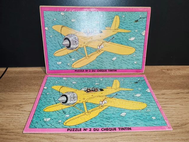 ANCIEN PUZZLE N°2 du chèque Tintin - L'étoile Mystérieuse EUR 85,00