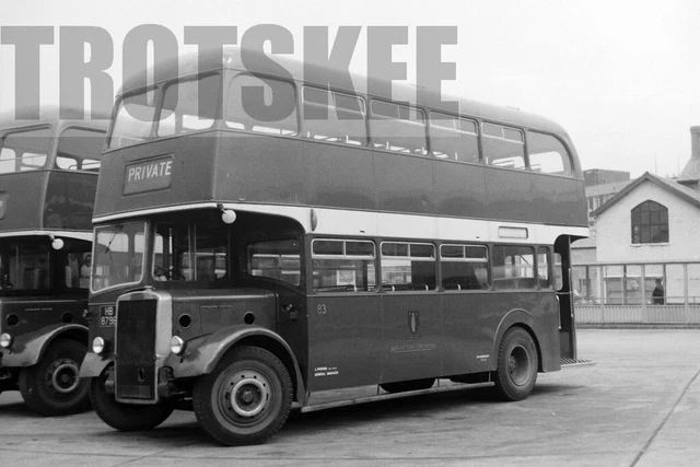 Larger Negative Merthyr Tydfil Leyland Titan Park Royal HB8798 1971