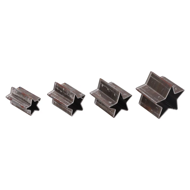4-teiliges Pentagramm-Schneideform-Legierungsstahl-Sternförmiges