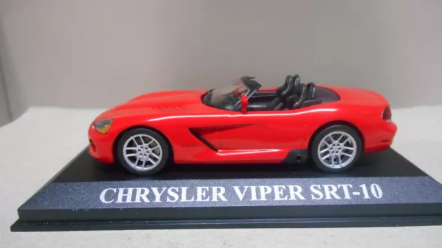 Chrysler Viper Srt-10 Red Dream Cars 1:43 Altaya Ixo