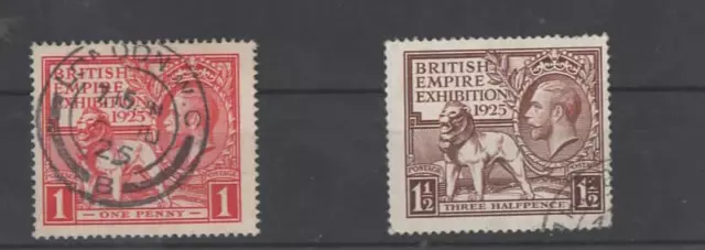 GB George V 1925 Wembley  Mi 168 - 169  Gestempelt / F. Used