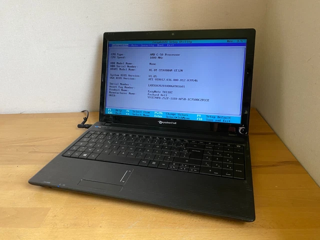 PC Portable Packard Bell EasyNote EG70BZ - 17,3 Pouces, Processeur AMD - Vendu Pour Pièces, Non Testé