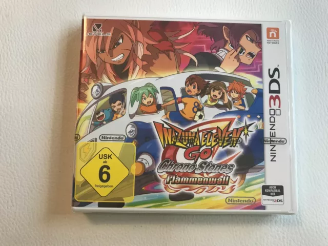 Inazuma Eleven GO Chrono Stones: Flammenwall - Nintendo 3DS - NEU / OVP