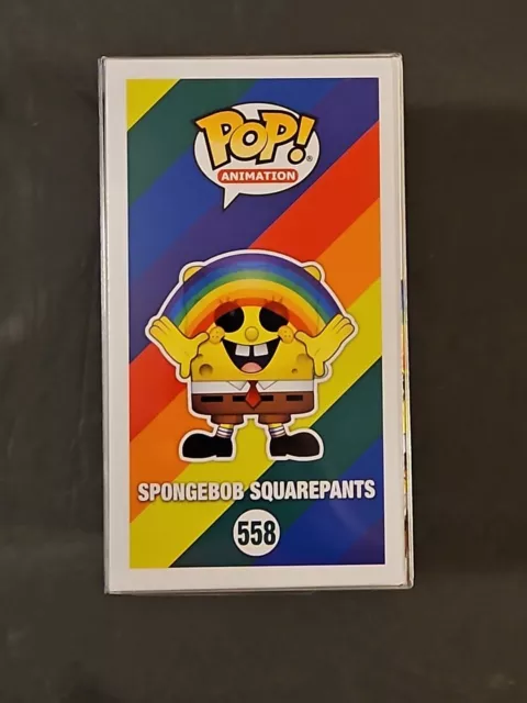 FUNKO POP ANIMATION Spongebob Squarepants Rainbow Pride #558 Vinyl ...