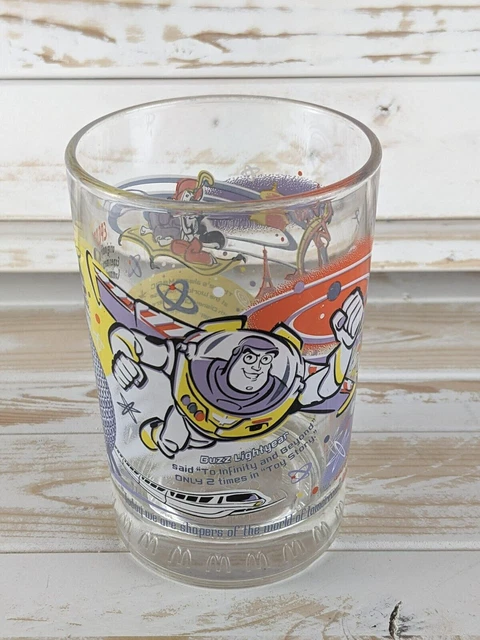 DISNEY BUZZ LIGHTYEAR Collector Glass 100 Years Of Magic Share a Dream ...