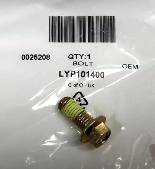 OEM Land Rover Defender & Disco TD5 Huile Moteur Pompe Boulon Pignon LYP101400