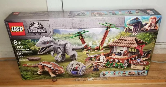 LEGO JURASSIC WORLD Indominus rex vs Ankylosaurus 75941 Dinosaur NEW ...
