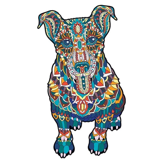 3D Dog Shape Jigsaw Puzzle Children Girls Birthday Gifts Educational Games Toys