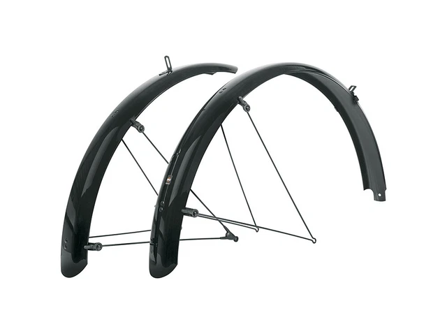 SKS Bluemels BASIC 65 Fahrrad-Schutzblech (Set) // 27,5"-29" silber/schwarz