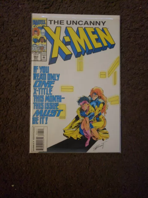 Uncanny X-Men #303 Marvel Comics 1993 Chris Claremont Wolverine Colossus. Nm