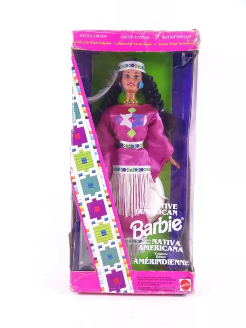 Barbie Dolls of the World Native American Sammlerpuppe NRFB Mattel OVP (9342)