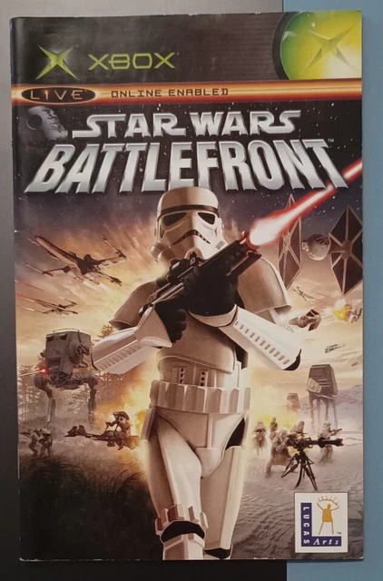 Star Wars Battlefront - Microsoft Xbox - Manual Only - NO GAME