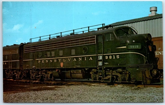 Postcard - Pennsylvania 9815 - Electro Motive Division of GM Model F7 Locomotive