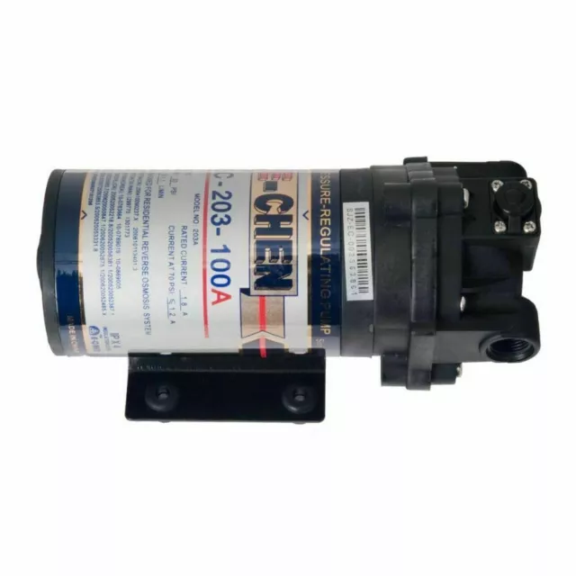 ECHEN 100 GPD RO Water Pressure Booster Pump for Reverse Osmosis - with Fittings