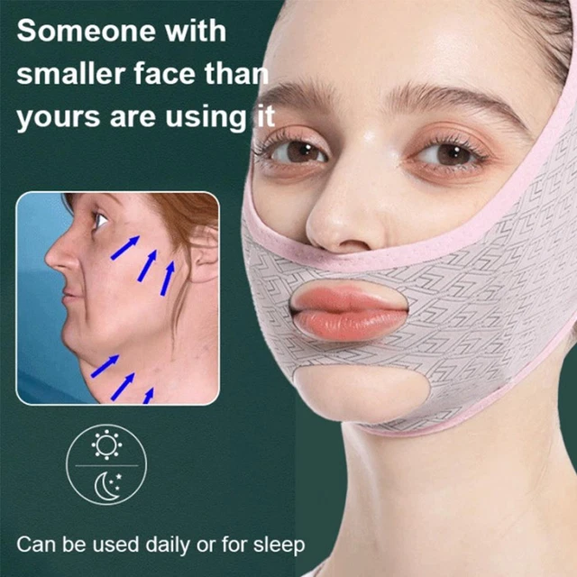 Maschera sonno scultura viso bellezza, linea a V maschera di sollevamento cinturino dimagrante viso'