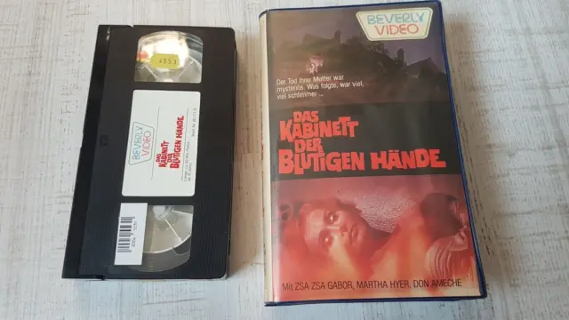 Beverly Video - VHS - Das Kabinett der blutigen Hände - Zsa Zsa Gabor