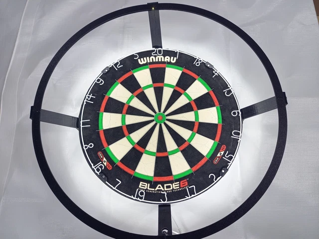 WIN.MAX Dartboard Surround Ring – EVA Foam, Fits 18" Boards, Protects Walls & Darts, Reversible