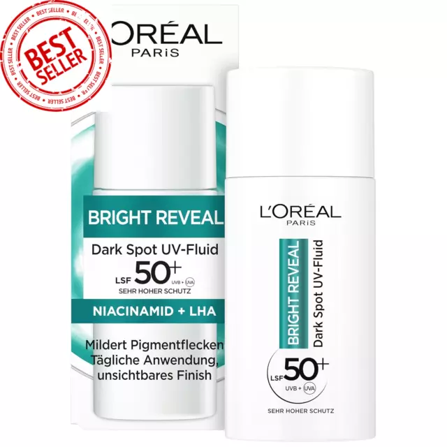 L'Oréal UV-Schutz, beugt der Hautalterung vor, mit Vitamin C und E - 50ml