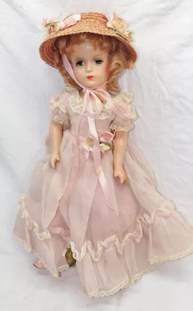 15” Vintage Madame Alexander Composition Margaret Rose Doll from 1940s