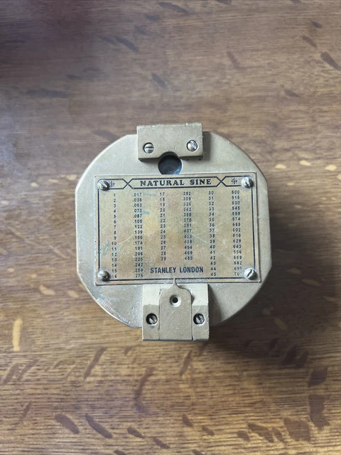 Nautical Stanley London Brunton Compass Solid Brass Natural Sine