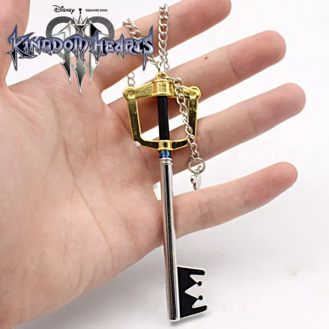 Kingdom Hearts Sora Key Blade Metal 4" Pendant Necklace