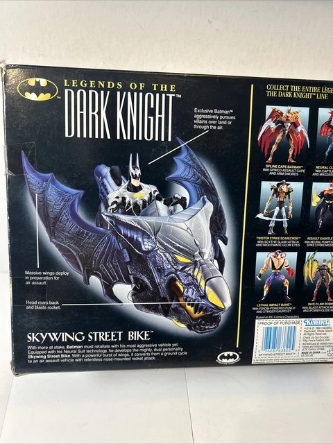 Batman Legends of the Dark Knight Skywing Street Bike & Figure Kenner 1996 NIB 5