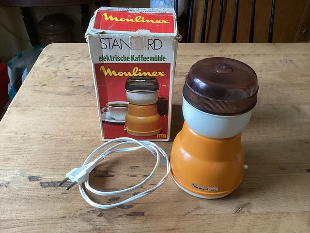 Moulin à Café Électrique Vintage Moulinex Kilt Années 70 - Blanc - Fonctionne