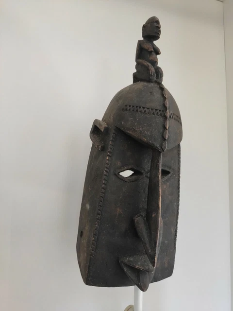 African Mask In Wood.mali Tribal . Masque En Bois Afrique