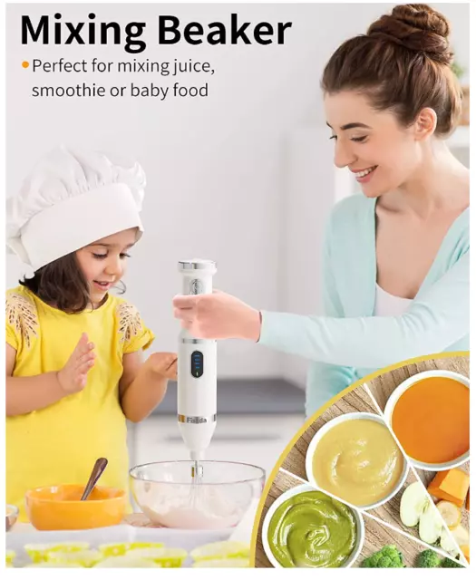 Cordless Hand Blender electric,Immersion Multi-Functional ,4-In-1 original  $129 3