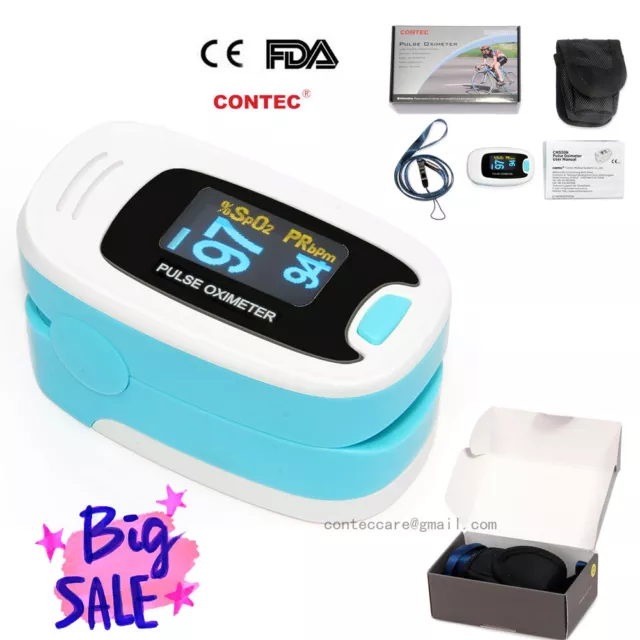 Sale!! FDA CE OLED Oximeter Finger Pulse Blood Oxygen SpO2 PR Oximetro Monitor