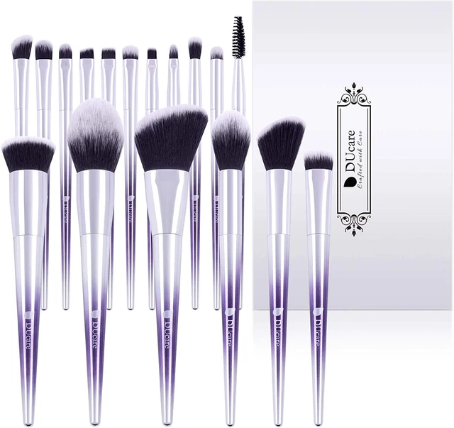 Ducare Pennelli Make up 17 Pcs per Il Trucco Professionali Set Spazzole Viso Vol