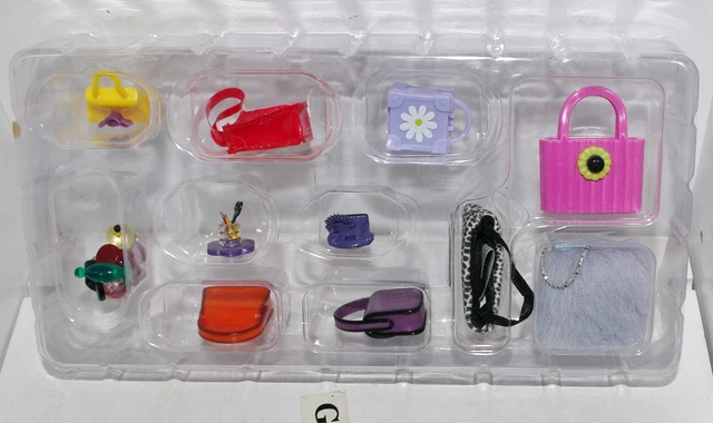 American Girl Miniature PETITE BOUTIQUE HIP HANDBAGS PERFUME AG Mini ILLUMA ROOM