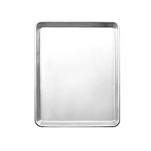Excellante 18"X13" Half Size Sheet Pan 18/8 Stainless Steel 20 Gauge