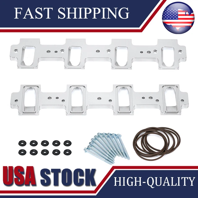 For LS Cathedral Port Cylinder Head to LS3 LSA LH8 LZ1 Intake Manifold Adapter