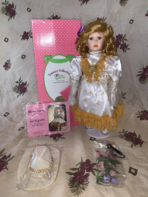 Paradise Galleries Porcelain Doll Treasury Collection Delta Dawn New in Box