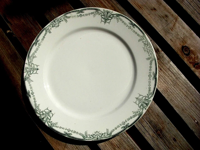 BELLE ASSIETTE PLATE ANCIENNE signé Vaucluse DIGOIN époq année 1890