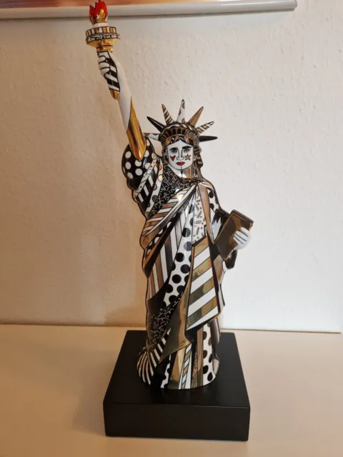 Romero Britto Lady Liberty Skulptur