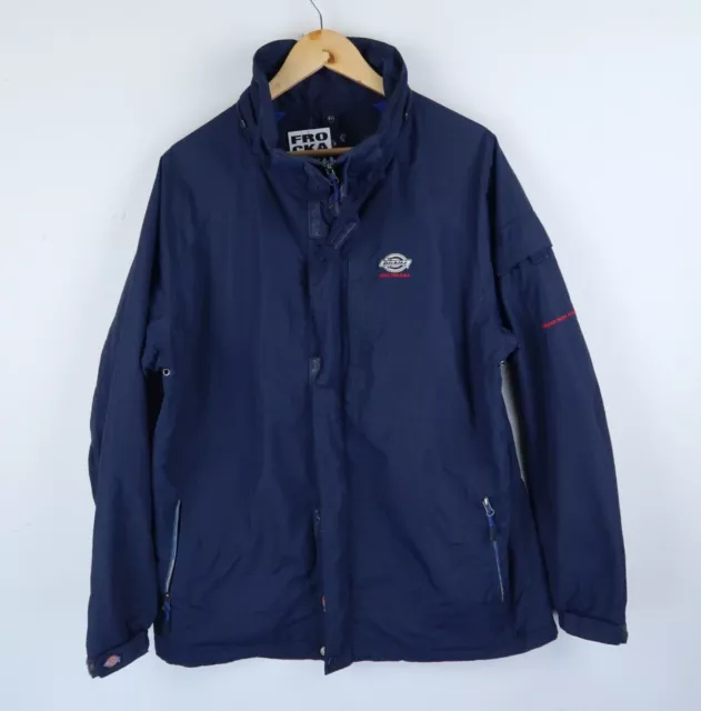 Dickies Mens Lightweight Rain Coat Zip Jacket SZ Large (G7925)