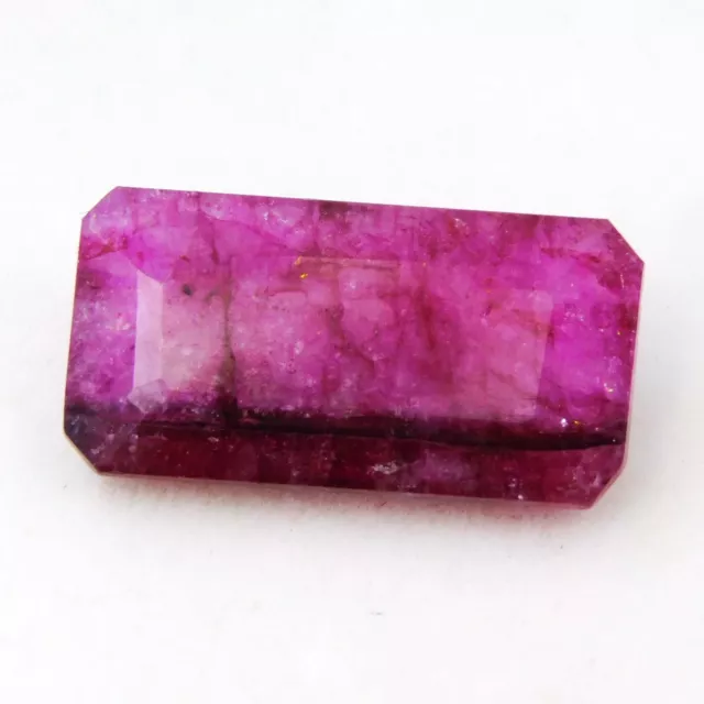 13.10 Cts Natural Utah Pink Bixbite Beryl Radiant Cut Certified Gemstone