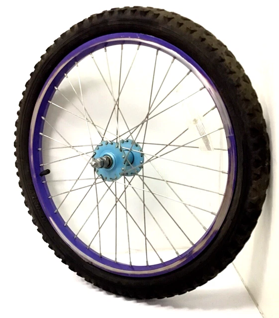 Schwinn 20" Front Purple Bicycle Alloy Wheel With 1.95" Tire Bmx Kids Bike #X23