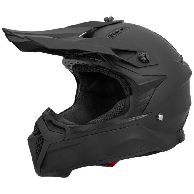 GradeA ZORAX X309 Black Helmet Attack Adult Motorbike Motocross Quad Off Road