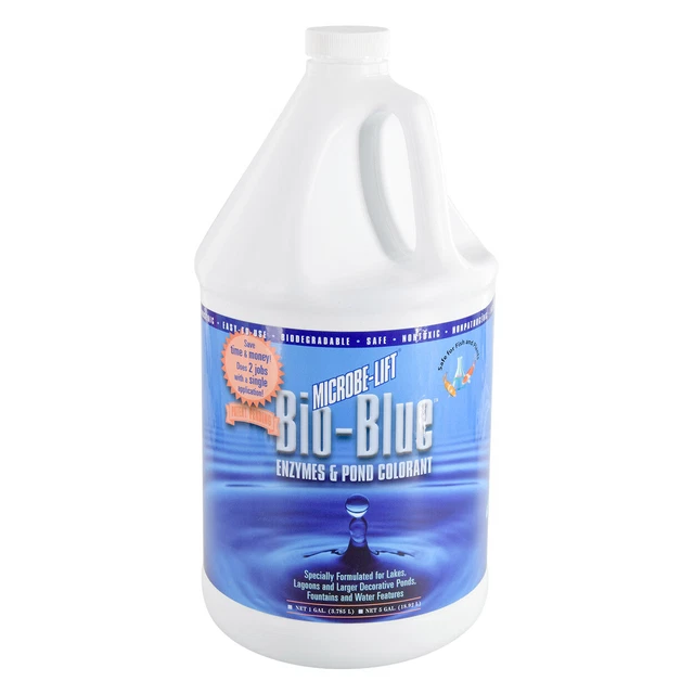 RA Bio-Blue Enzymes & Pond Colorant - 1 gal