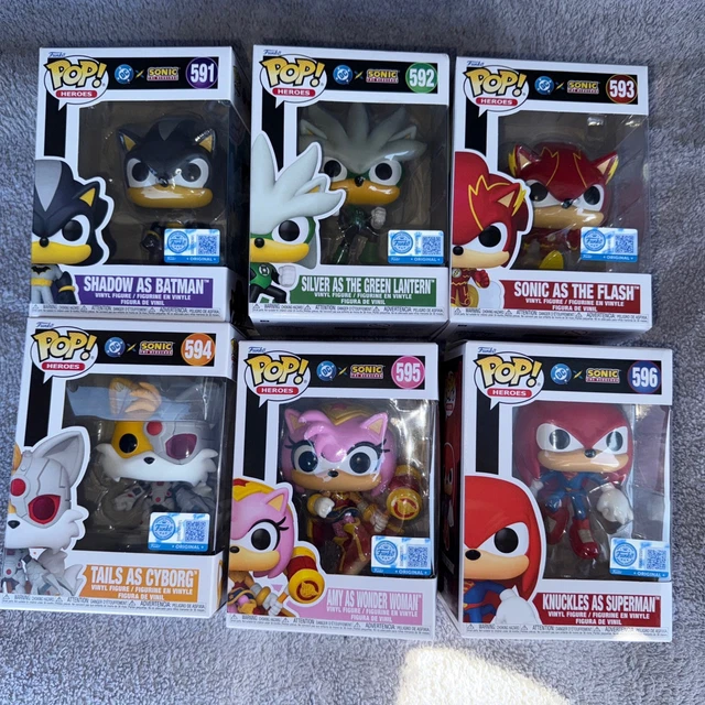 Funko Pop! Heroes: Justice League & Sonic - Amy Rose/Wonder Woman Hybrid Rose/WW - Sonic DC Comics - Figura de Vinilo Coleccionable - Idea de Regalo - Mercancia Oficial - Video Games Fans Funko Pop! Heroes: Justice League & Sonic - Amy Rose/Wonder Woman Hybrid Rose/WW - Sonic DC Comics - Figura de Vinilo Coleccionable - Idea de Regalo - Mercancia Oficial - Video Games Fans