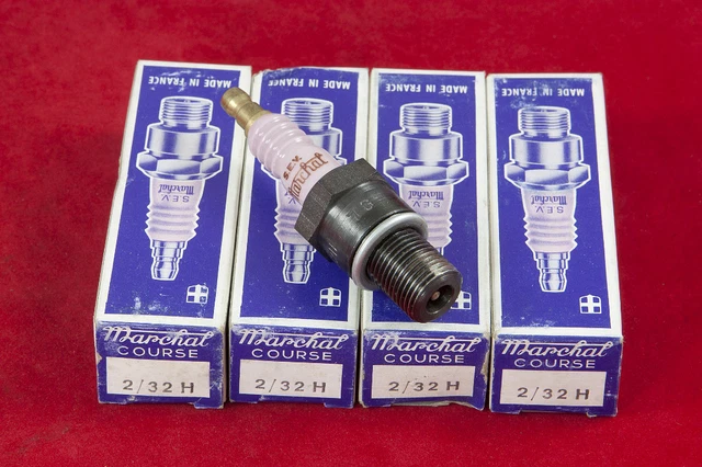 Lot De 4 Bougies Marchal Noyau Cuivre - Compatibles Renault R21, R25, Espace, Fuego