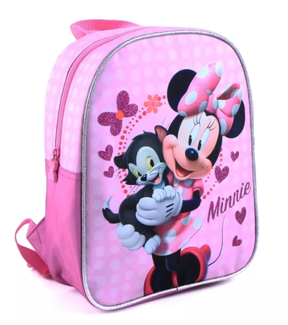 Minnie Mouse Disney con Gatto Zainetto Zaino Scuola Materna Asilo tempo Libero