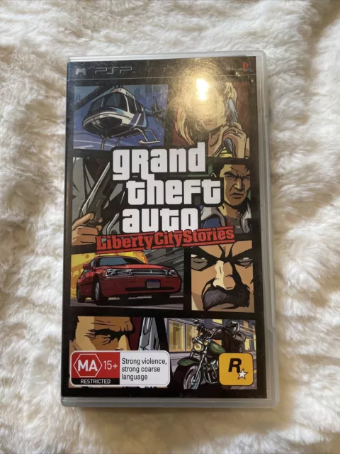 Gta Grand Theft Auto Liberty City Stories - Game PLAYSTATION Psp Complete  Tbe