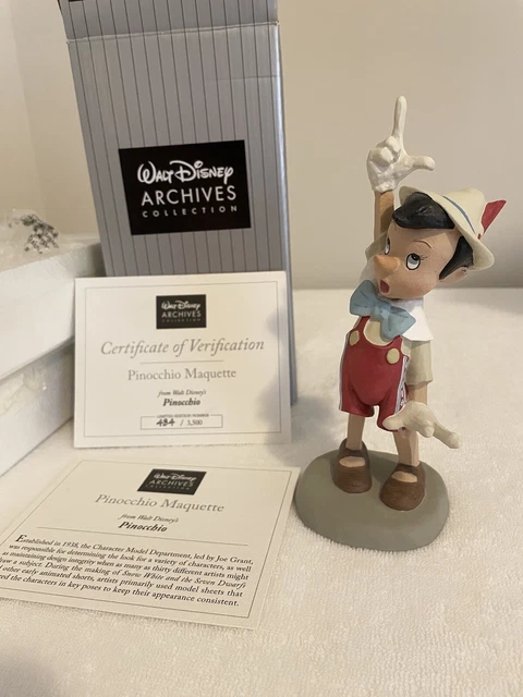Walt Disney Archives Collection Pinocchio Maquette   # 484/3500