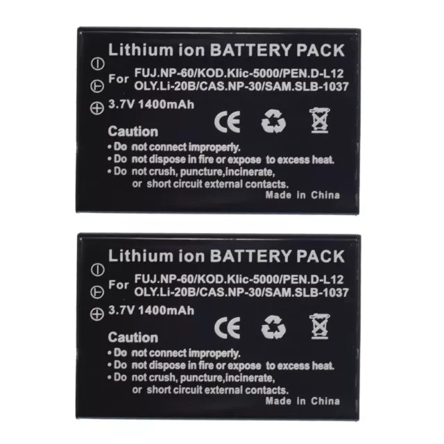 2X Battery For Yaesu VX-2 VX-2E VX-2R VX-3R VX-3E Y82Li FNB-82Li Toshiba PDR-BT3 3