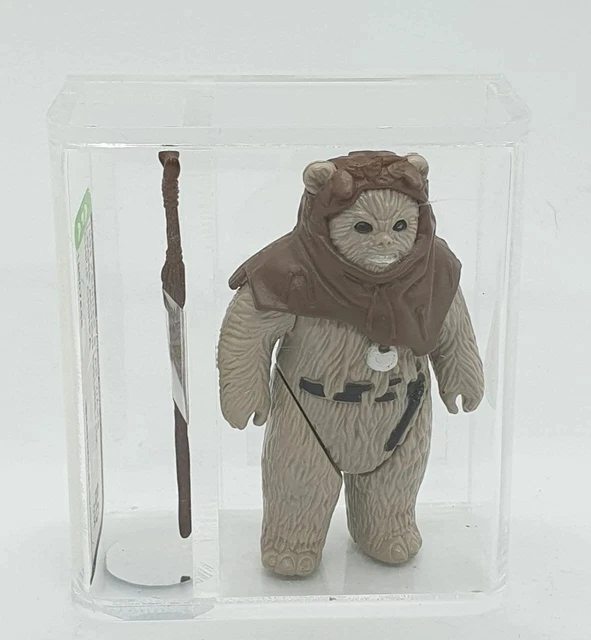 Chief Chirpa AFA80 Ewok Star Wars vintage Kenner no UKG AFE gegradet