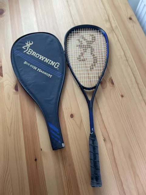 Browning Big Gun Magnum Squash Racket With Head Cover